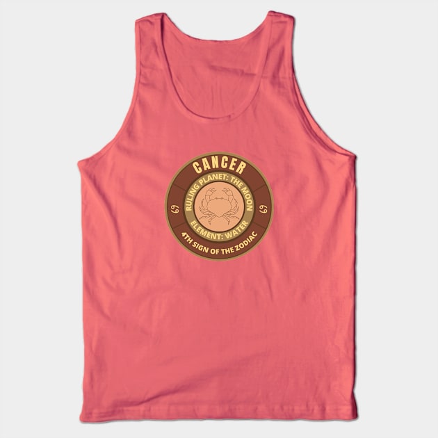 Zodiac signs Cancer Tank Top by InspiredCreative